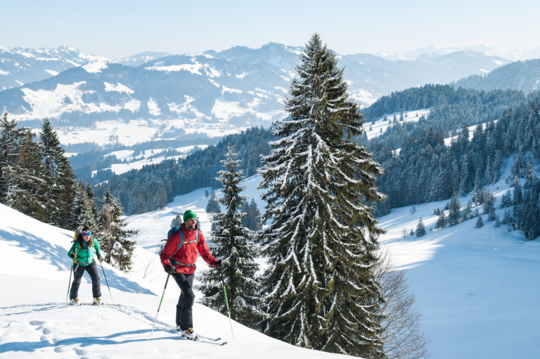 Skitouren aufstieg